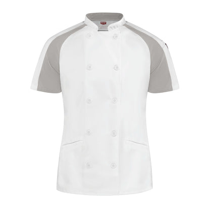 Bata para chef con OilBlok Airflow Raglan para Mujer Red Kap 051W