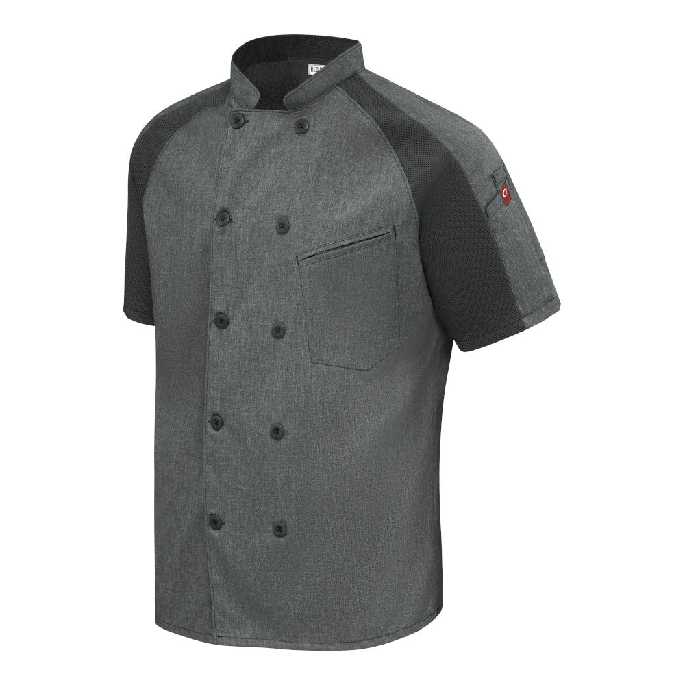 Bata para chef con OilBlok Airflow Raglan para Hombre Red Kap 052M