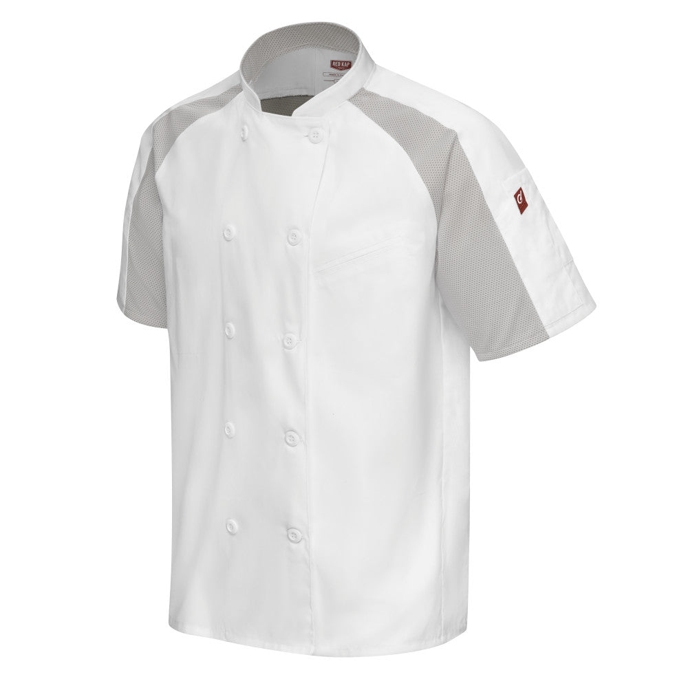 Bata para chef con OilBlok Airflow Raglan para Hombre Red Kap 052M