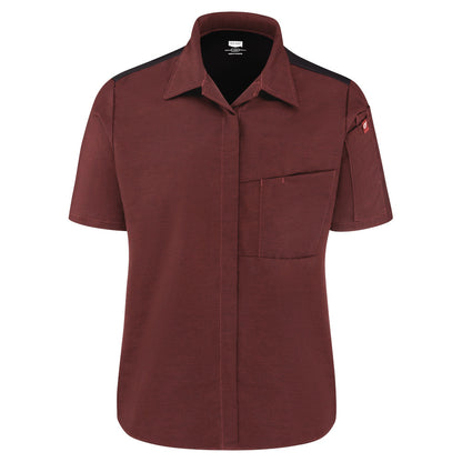 Camisa para cocinero Airflow con OilBlok para Mujer Red Kap 501W